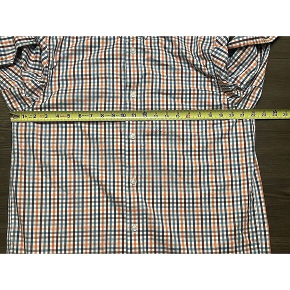 Duluth Trading Medium Wrinkle Fighter Multicolor Plaid L/S Button Down Shirt - Picture 5 of 6